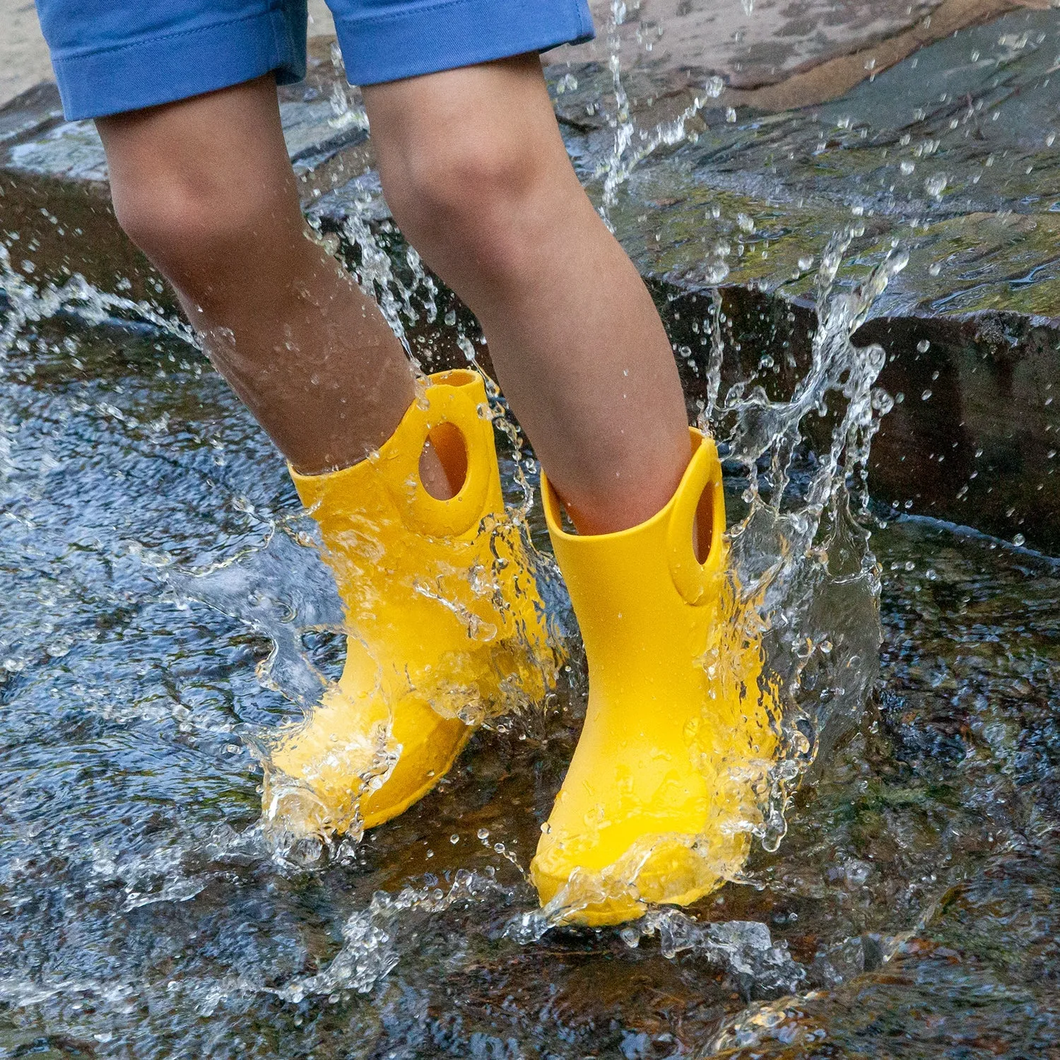 Toddler Kendall Rain Boots, Yellow