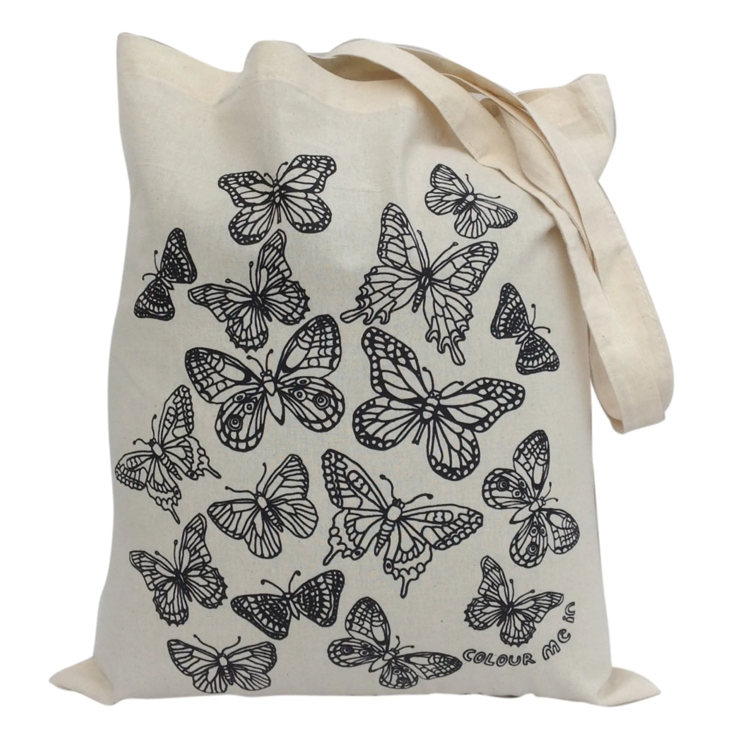 Tote Bag Colour Me In Butterflies
