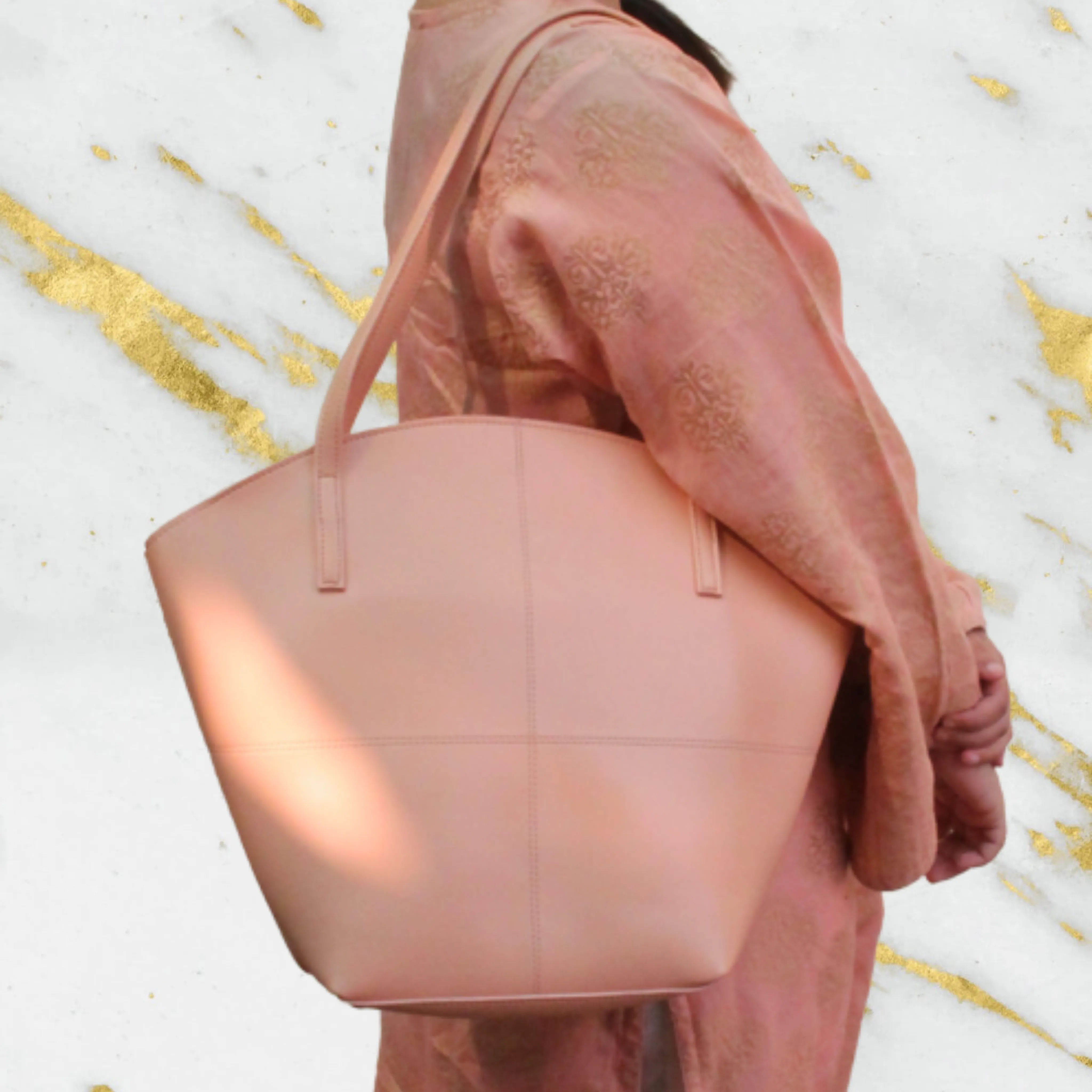 Tote Bag Tea-Pink