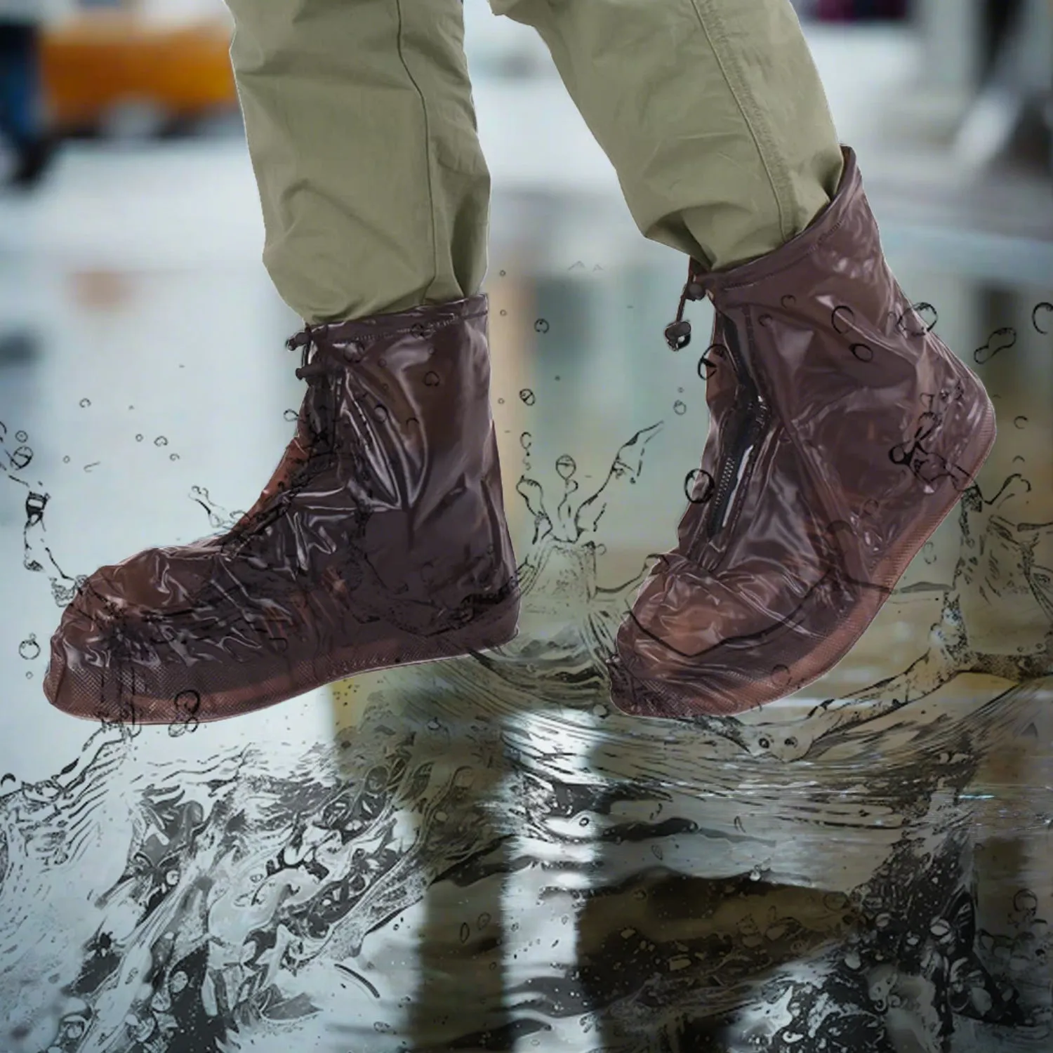 Transparent Waterproof Boots Cover for Kids & Adults