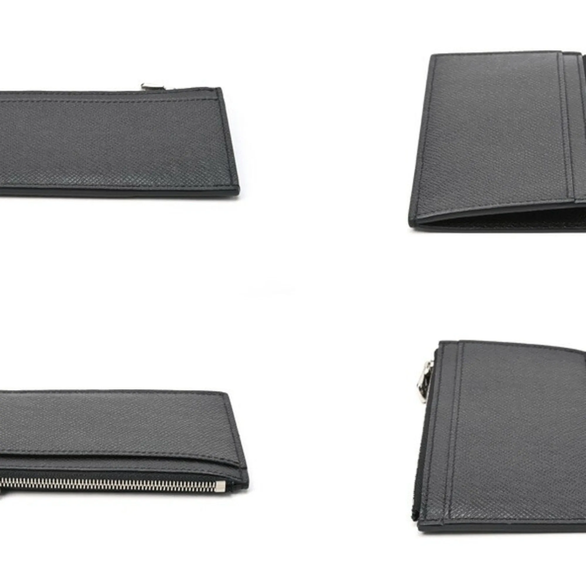 Trendy Inspired Louis Vuitton Coin Card Holder Zip Case M62914 Taiga Noir