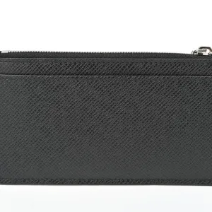 Trendy Inspired Louis Vuitton Coin Card Holder Zip Case M62914 Taiga Noir