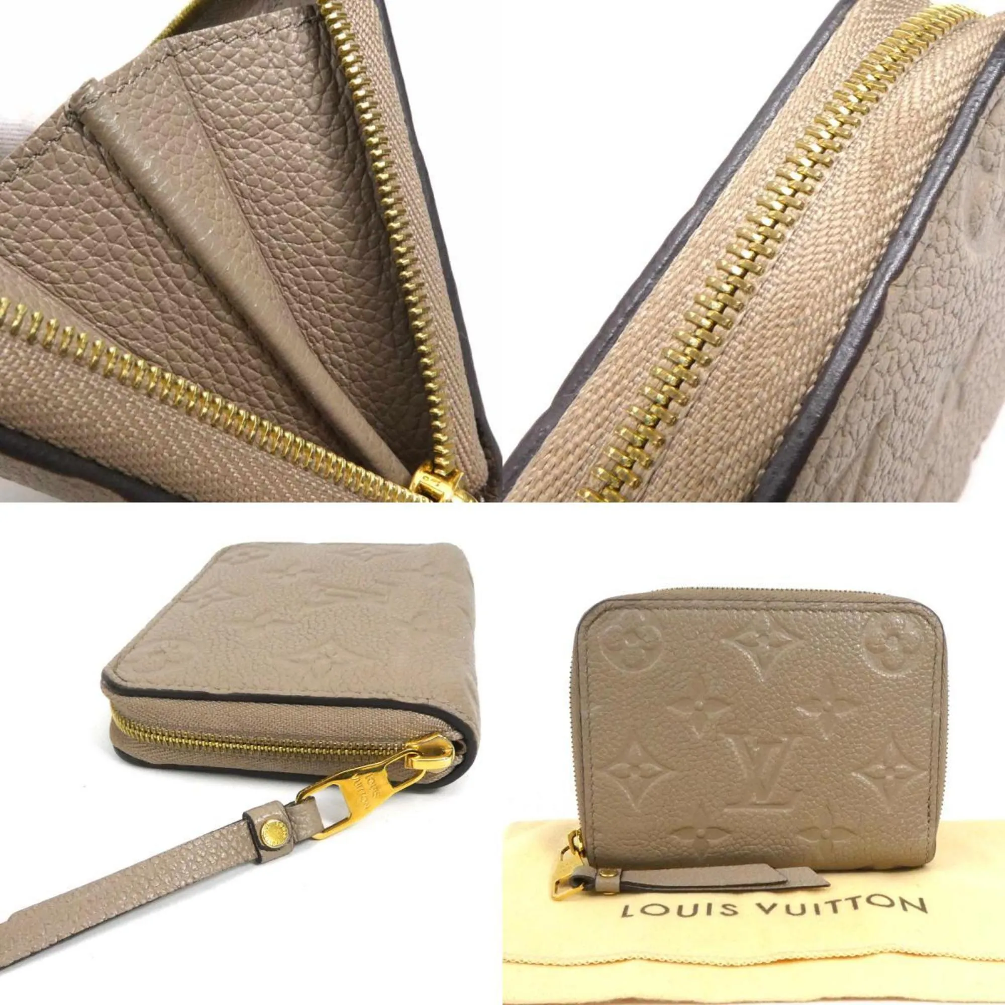 Trendy Inspired Louis Vuitton Coin Case Monogram Empreinte Zippy Purse Tourtrail Unisex M68696