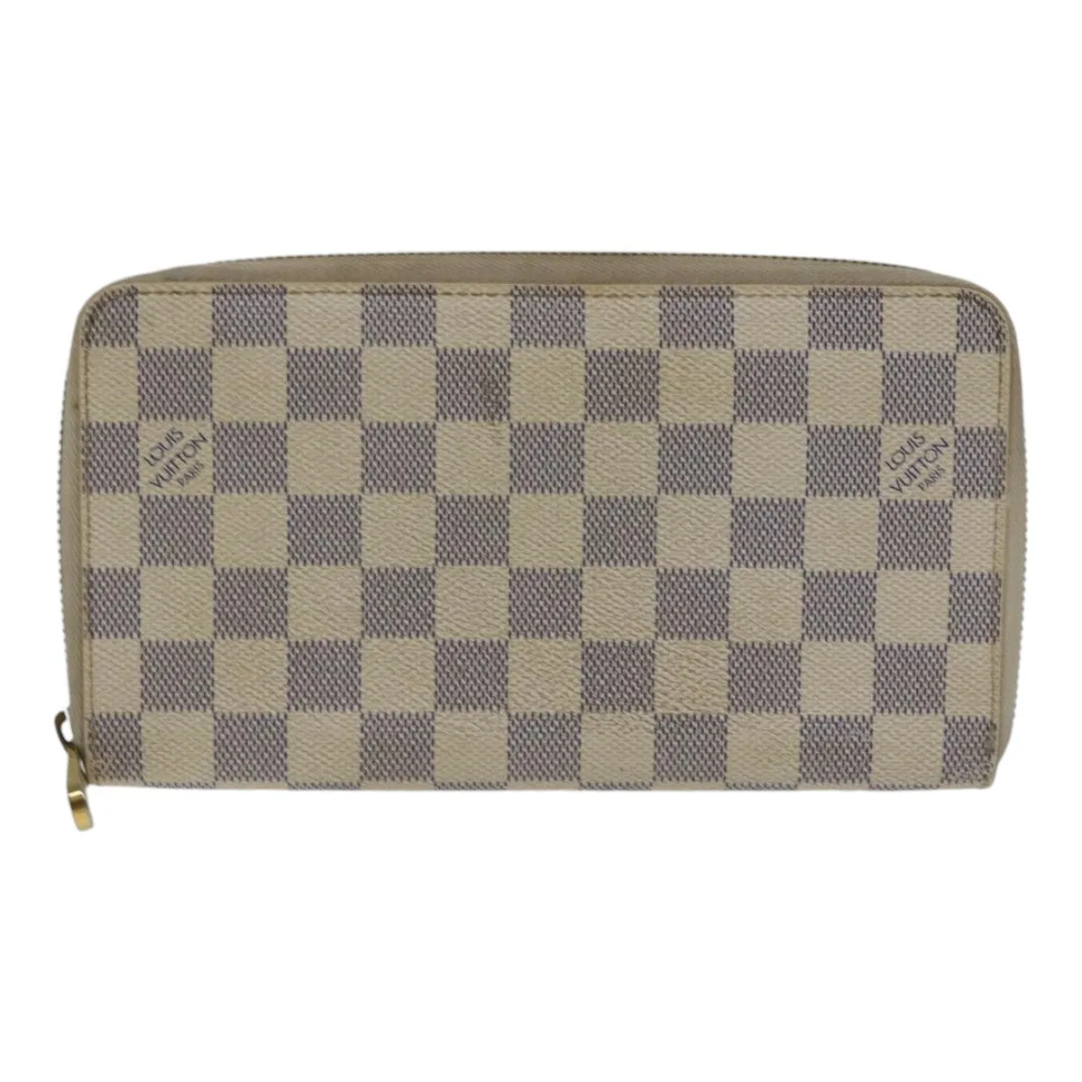 Trendy Inspired Louis Vuitton Damier Azur Zippy Wallet Long Wallet N60019 Lv Auth 89303