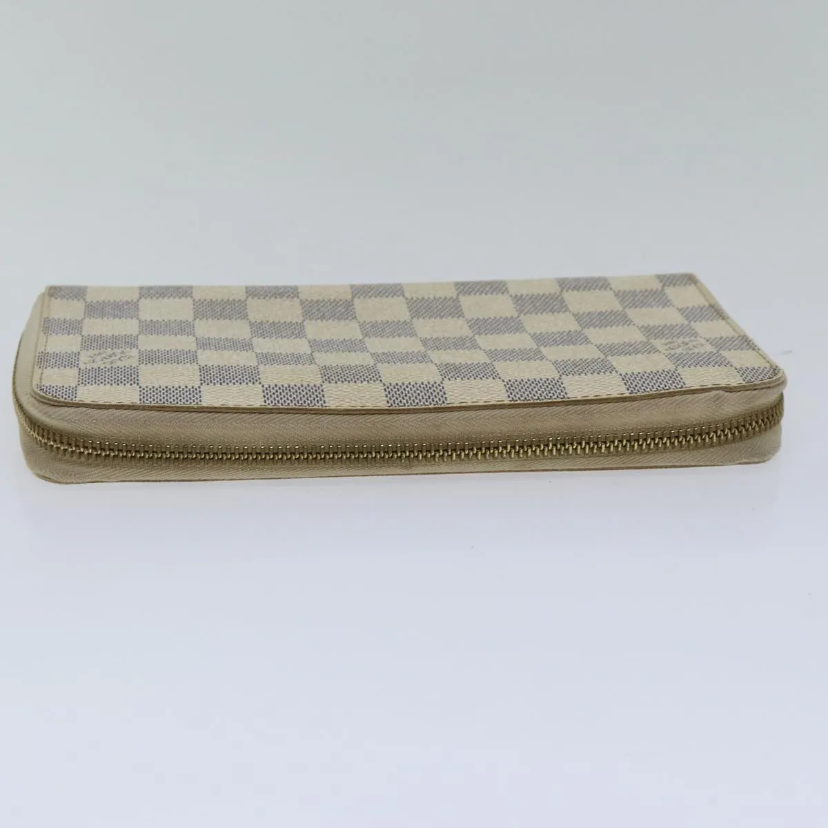 Trendy Inspired Louis Vuitton Damier Azur Zippy Wallet Long Wallet N60019 Lv Auth 89303