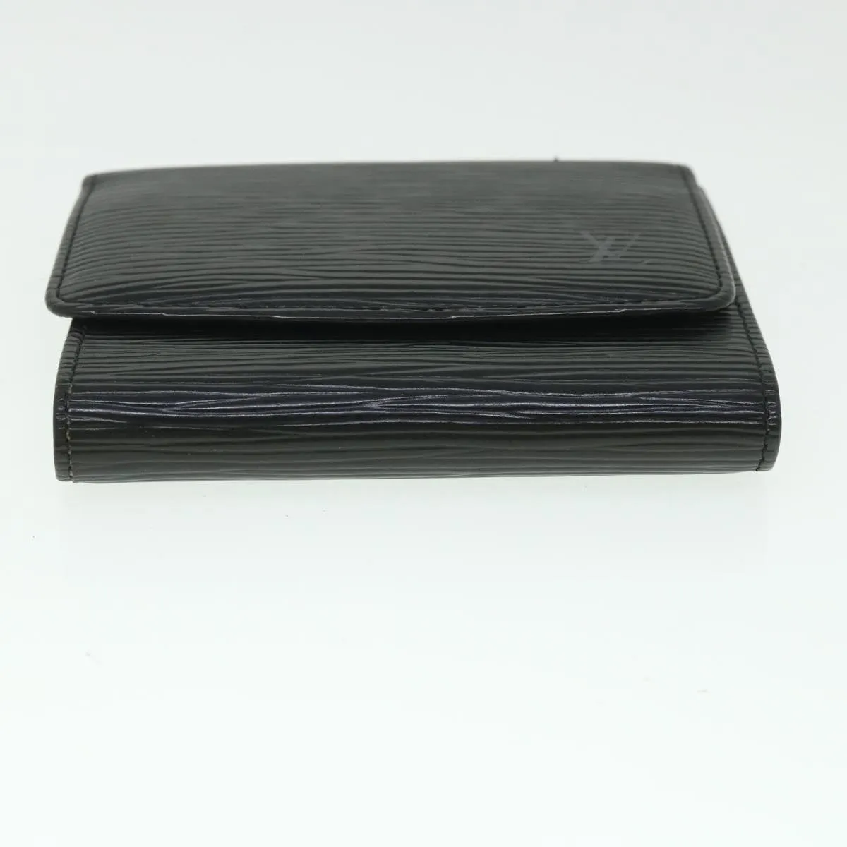 Trendy Inspired Louis Vuitton Epi Porte 12 Cartes Crdit Trifold Wallet Noir M63472 Lv Auth 56121