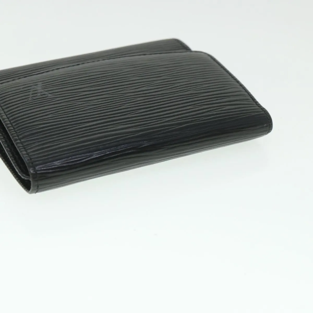 Trendy Inspired Louis Vuitton Epi Porte 12 Cartes Crdit Trifold Wallet Noir M63472 Lv Auth 56121