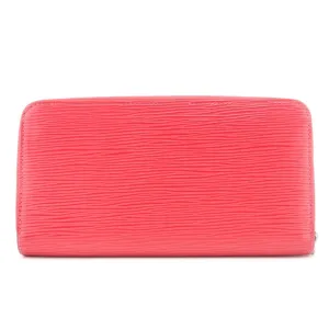Trendy Inspired Louis Vuitton M80113 Zippy Wallet Round Zipper Epi Long Pink Ladies