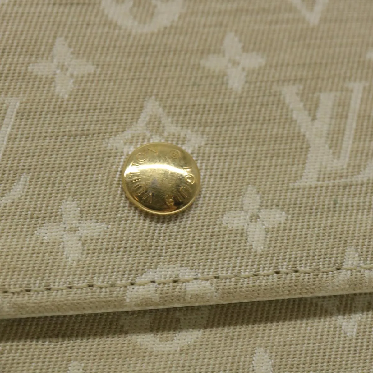 Trendy Inspired Louis Vuitton Mini Lin Porte Monnaie Bier Cartes Crdit Dunne M95309 Auth 56957