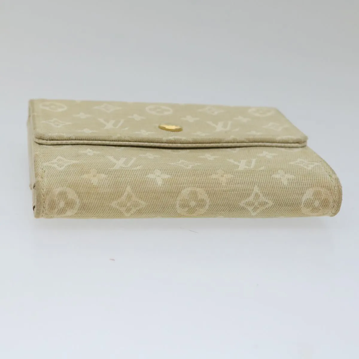 Trendy Inspired Louis Vuitton Mini Lin Porte Monnaie Bier Cartes Crdit Dunne M95309 Auth 56957