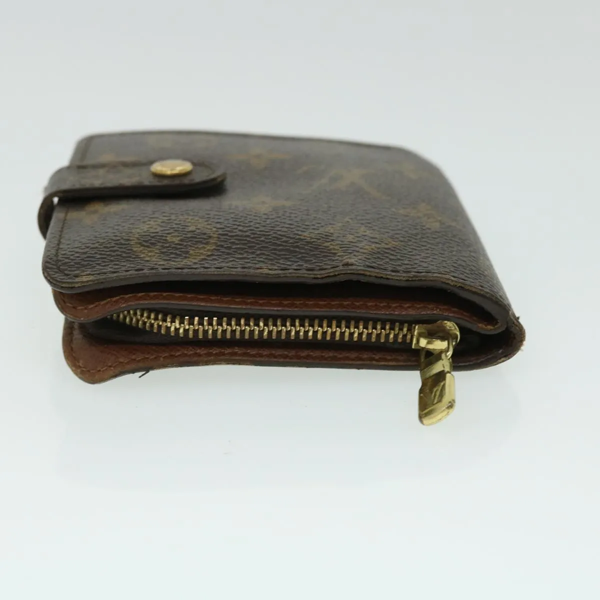 Trendy Inspired Louis Vuitton Monogram Compact Zip Wallet M61667 Lv Auth 52871