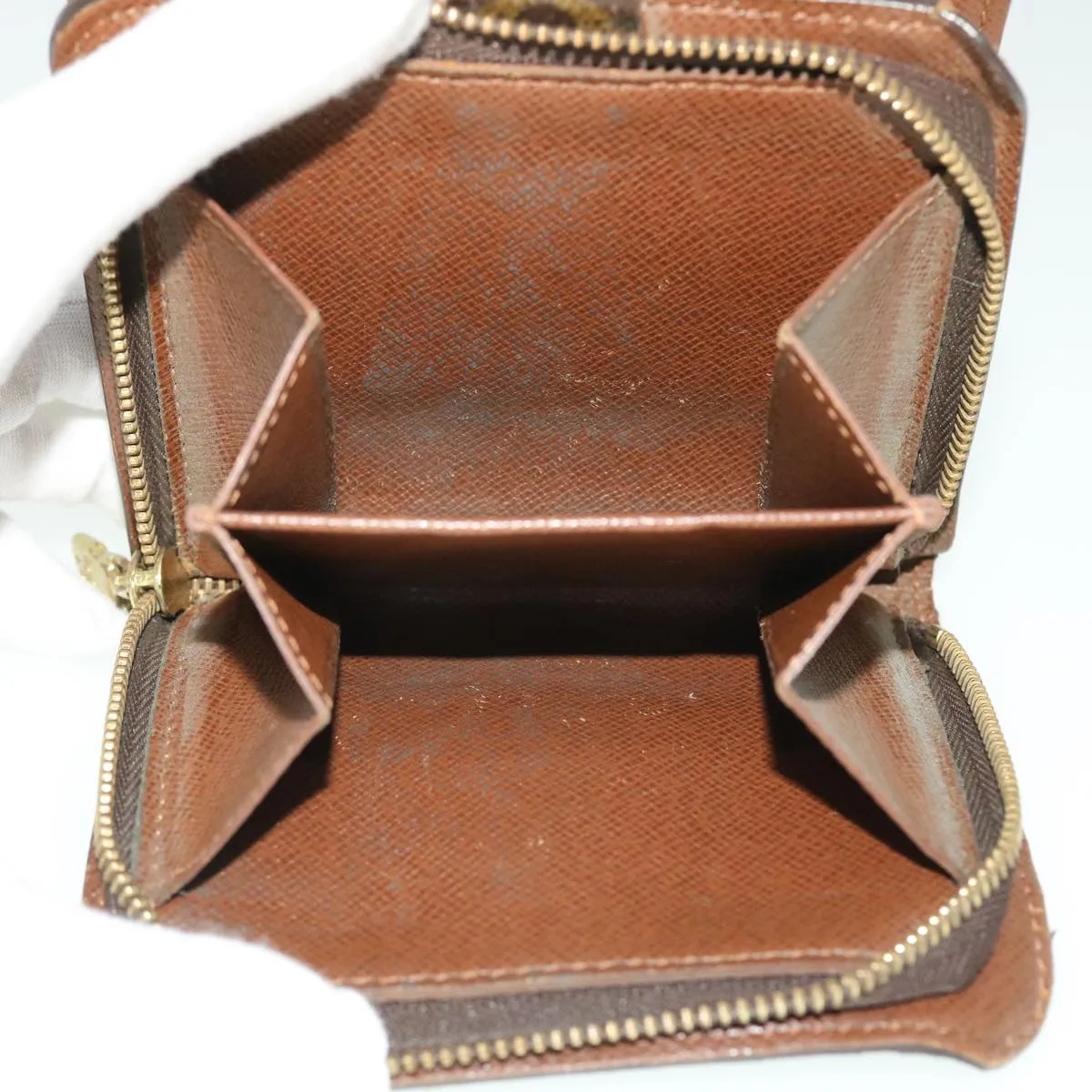 Trendy Inspired Louis Vuitton Monogram Compact Zip Wallet M61667 Lv Auth 52871
