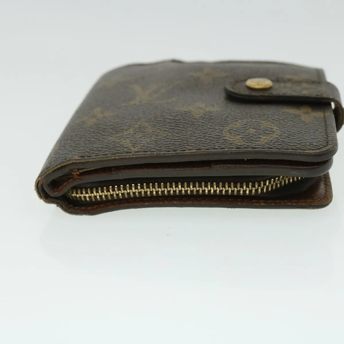 Trendy Inspired Louis Vuitton Monogram Compact Zip Wallet M61667 Lv Auth 52871