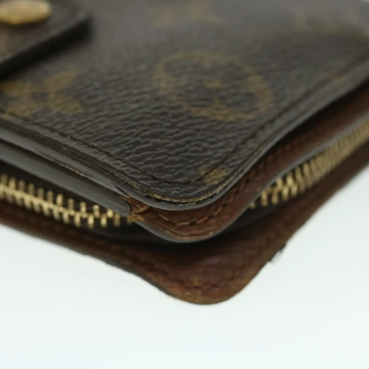 Trendy Inspired Louis Vuitton Monogram Compact Zip Wallet M61667 Lv Auth 52871