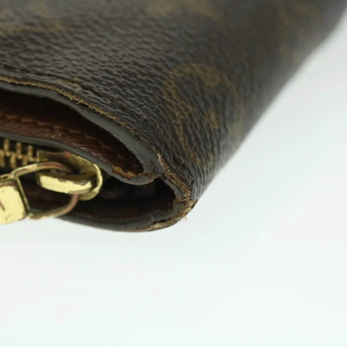 Trendy Inspired Louis Vuitton Monogram Compact Zip Wallet M61667 Lv Auth 52871