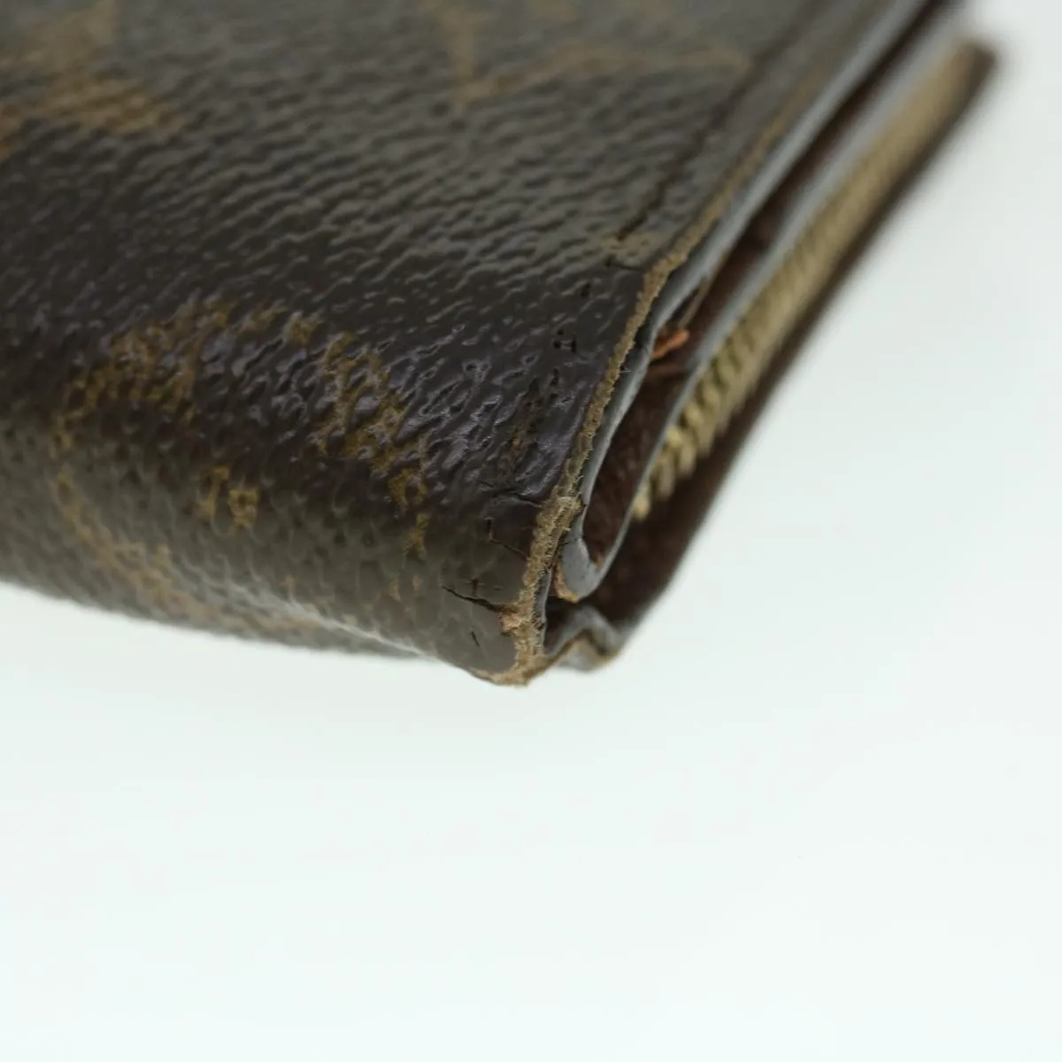 Trendy Inspired Louis Vuitton Monogram Compact Zip Wallet M61667 Lv Auth 52871