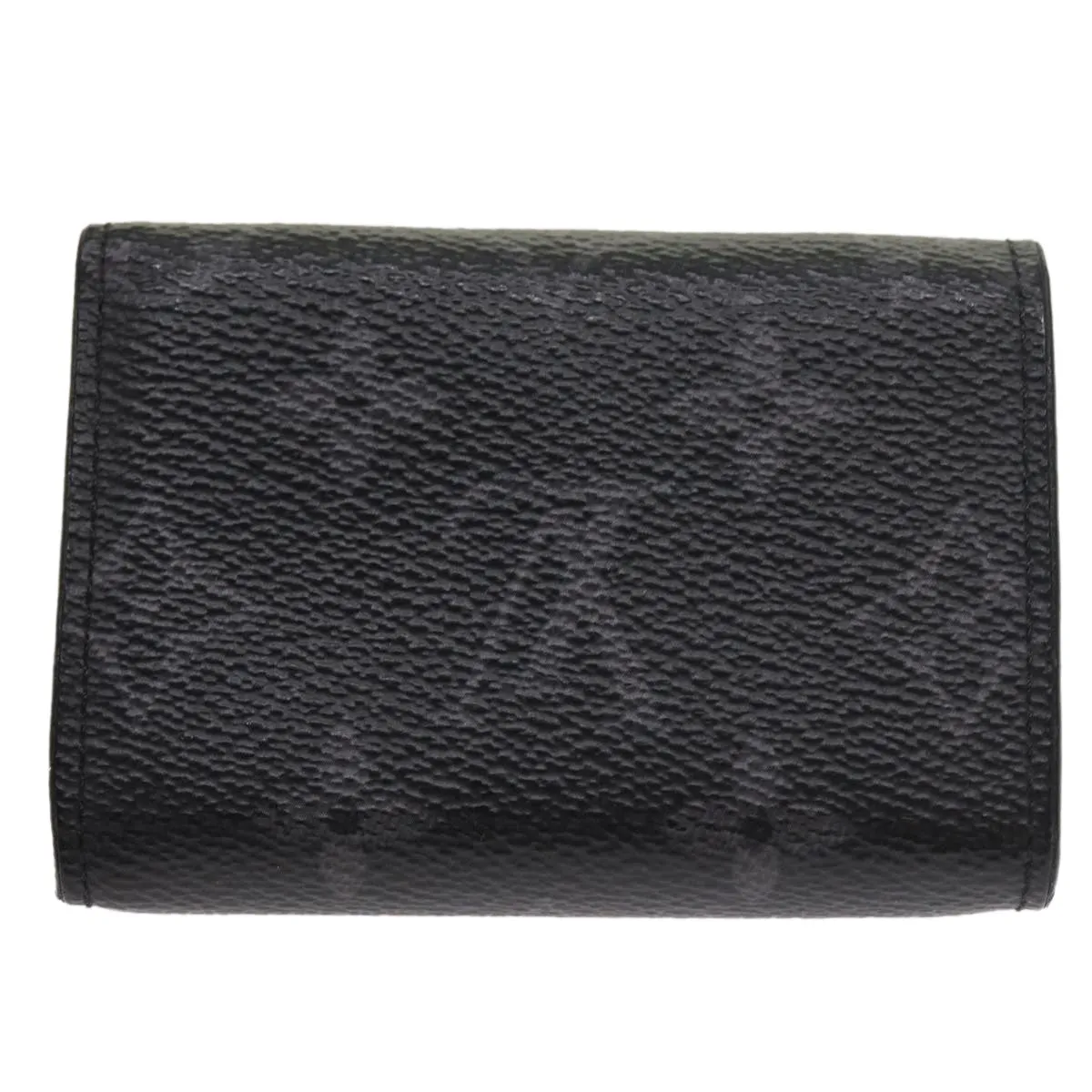 Trendy Inspired Louis Vuitton Monogram Eclipse Discovery Compact Wallet M67630 Lv Auth 54538