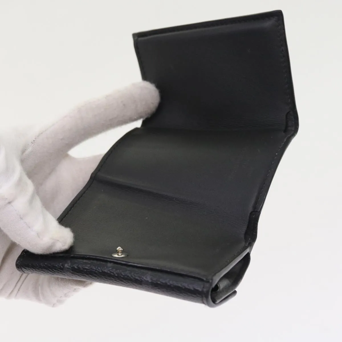 Trendy Inspired Louis Vuitton Monogram Eclipse Discovery Compact Wallet M67630 Lv Auth 54538