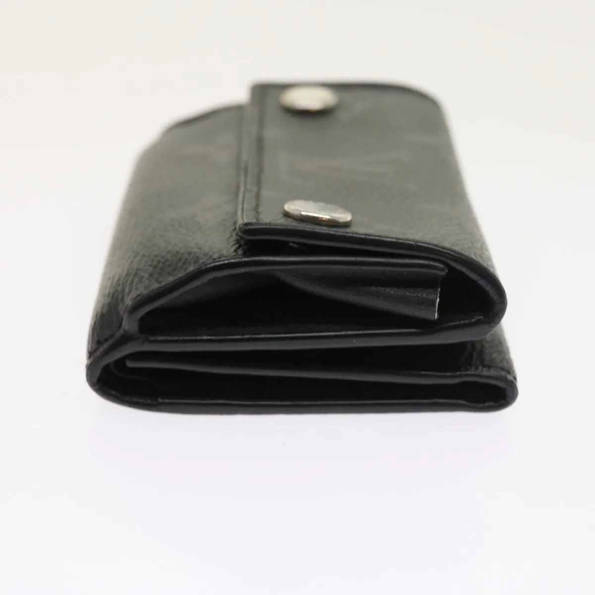 Trendy Inspired Louis Vuitton Monogram Eclipse Discovery Compact Wallet M67630 Lv Auth 54538