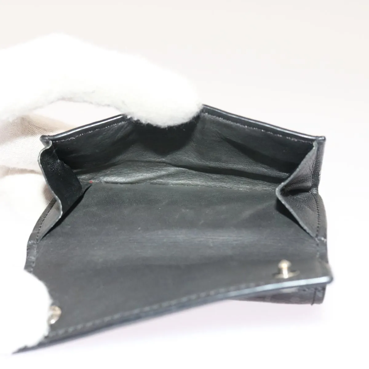 Trendy Inspired Louis Vuitton Monogram Eclipse Discovery Compact Wallet M67630 Lv Auth 54538