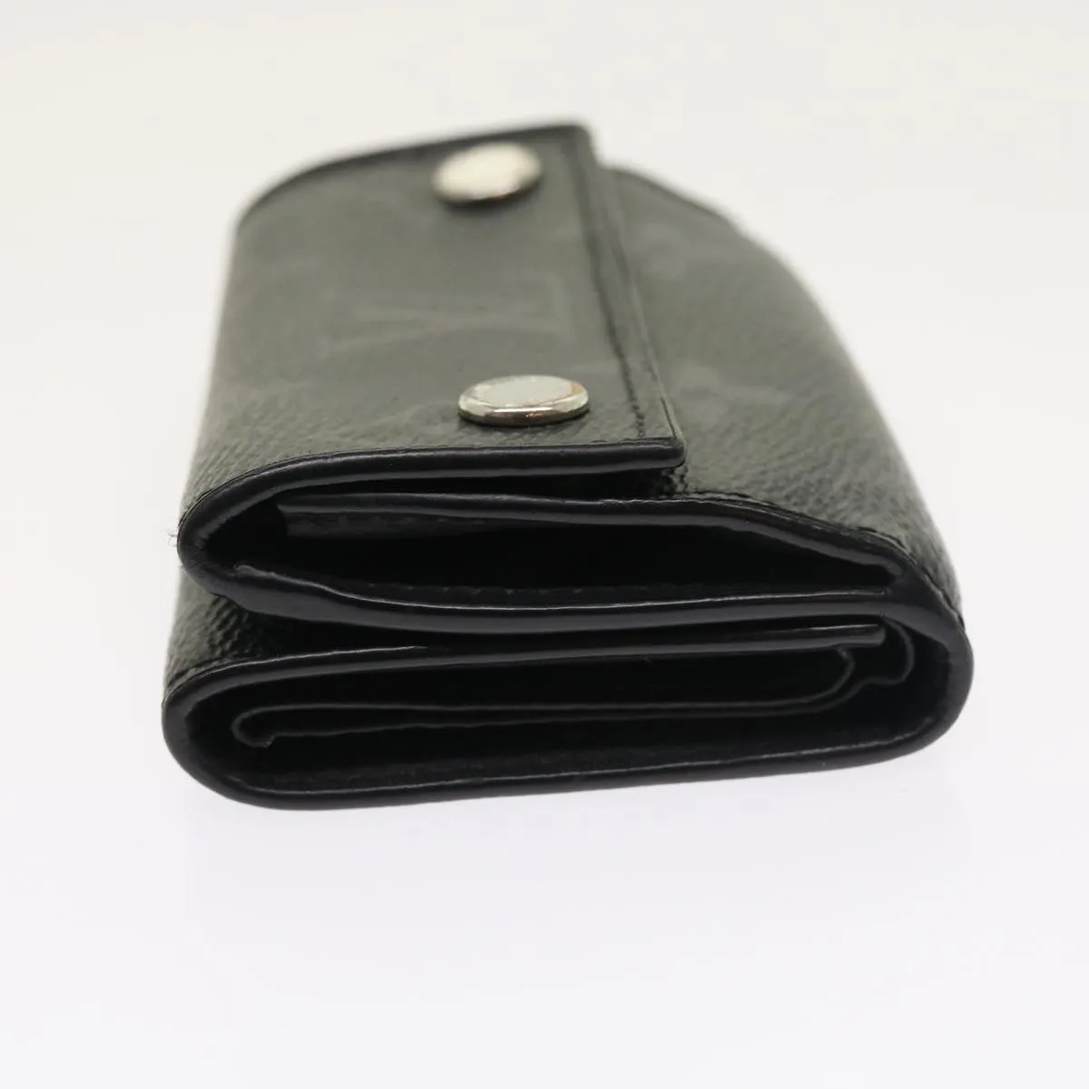 Trendy Inspired Louis Vuitton Monogram Eclipse Discovery Compact Wallet M67630 Lv Auth 54538