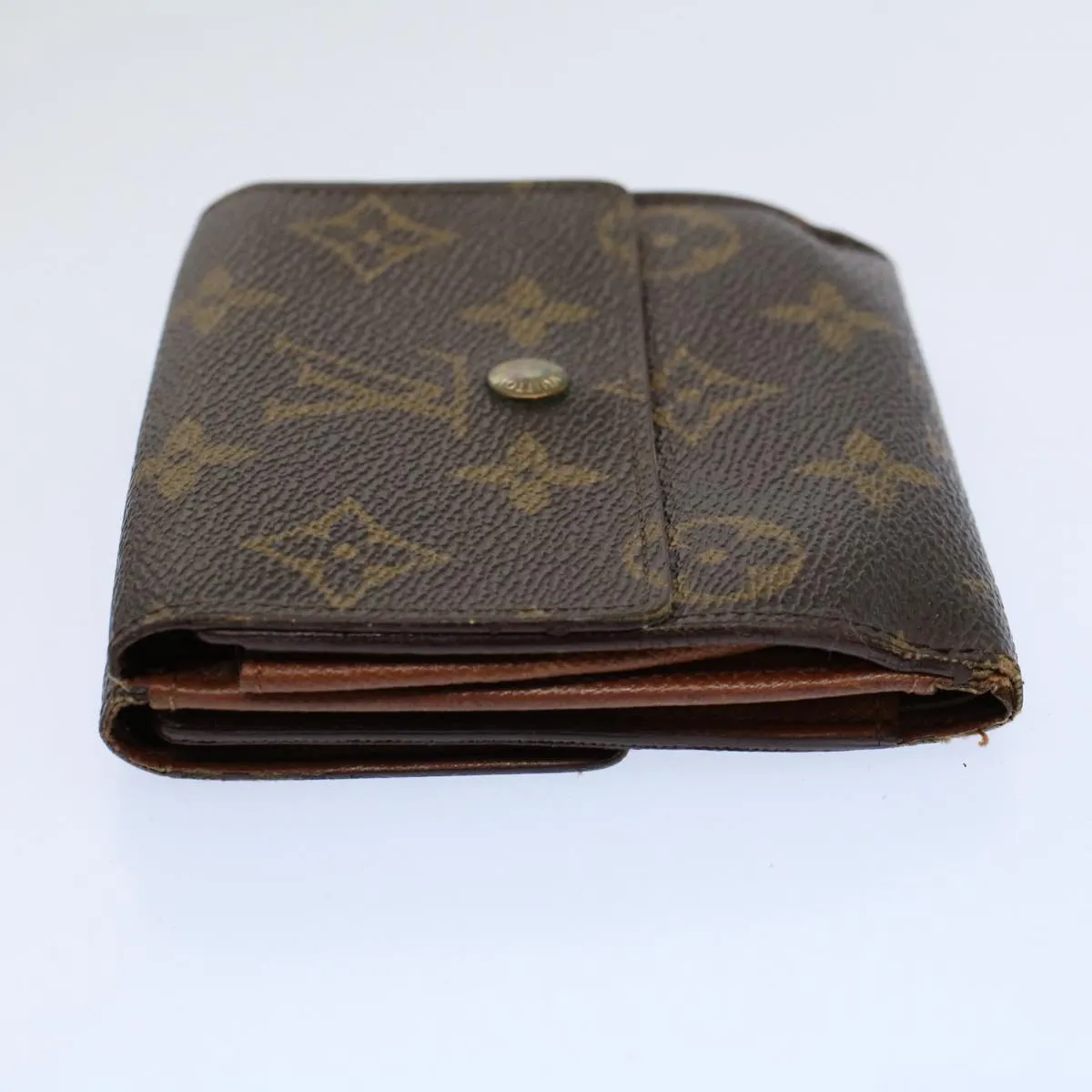 Trendy Inspired Louis Vuitton Monogram Porte Monnaie Bier Cartes Crdit Wallet M61652 Auth Ep2466