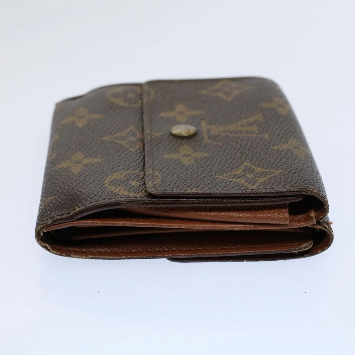Trendy Inspired Louis Vuitton Monogram Porte Monnaie Bier Cartes Crdit Wallet M61652 Auth Ep2466