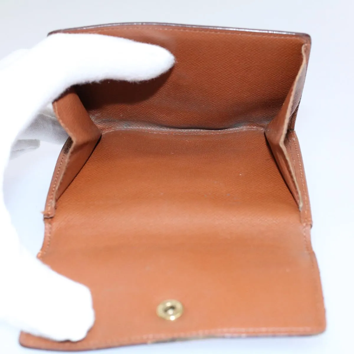 Trendy Inspired Louis Vuitton Monogram Porte Monnaie Bier Cartes Crdit Wallet M61652 Auth Ep2466