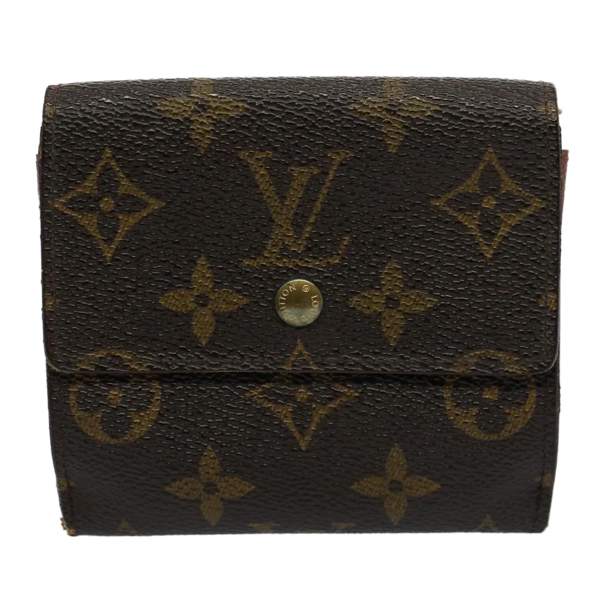 Trendy Inspired Louis Vuitton Monogram Porte Monnaie Bier Cartes Crdit Wallet M61652 Auth Ep2466