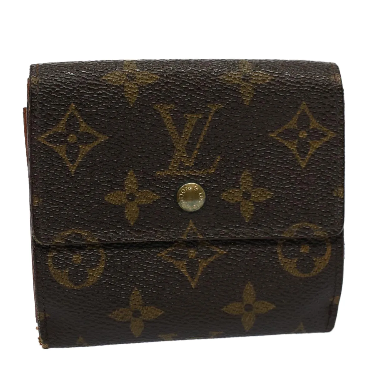 Trendy Inspired Louis Vuitton Monogram Porte Monnaie Bier Cartes Crdit Wallet M61652 Auth Ep2466