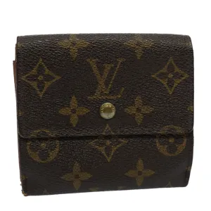 Trendy Inspired Louis Vuitton Monogram Porte Monnaie Bier Cartes Crdit Wallet M61652 Auth Ep2466