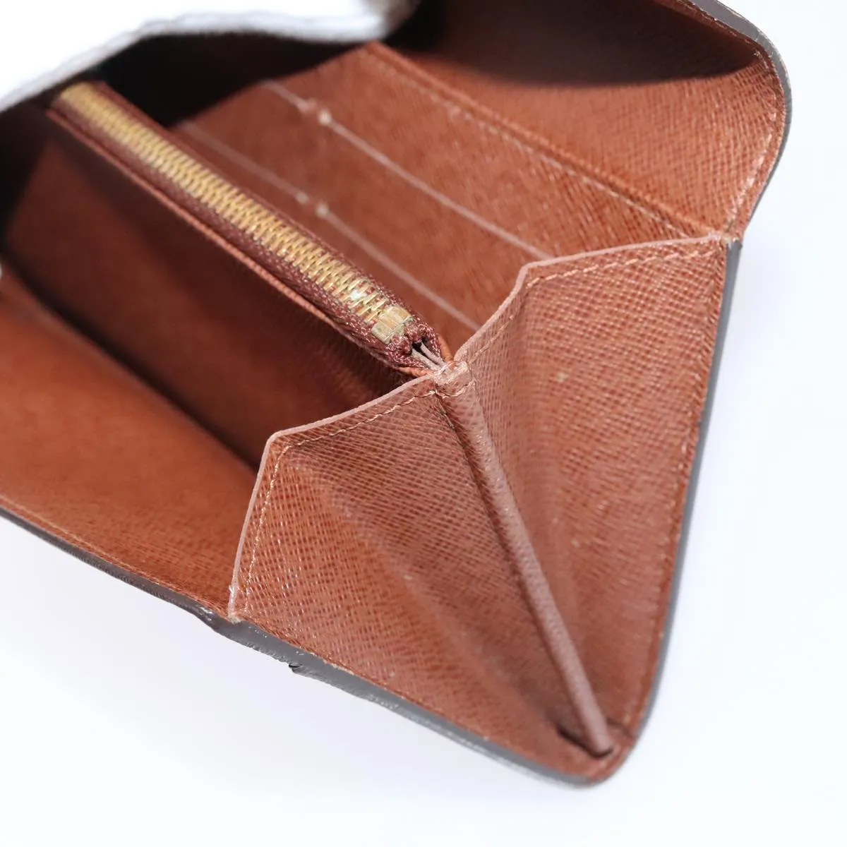 Trendy Inspired Louis Vuitton Monogram Portefeuille Sarah Long Wallet M60531 Lv Auth Bs17395