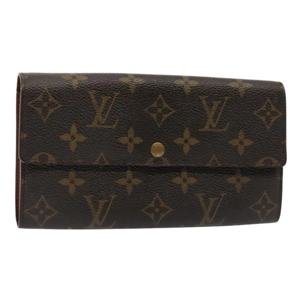 Trendy Inspired Louis Vuitton Monogram Portefeuille Sarah Long Wallet M60531 Lv Auth Bs17395