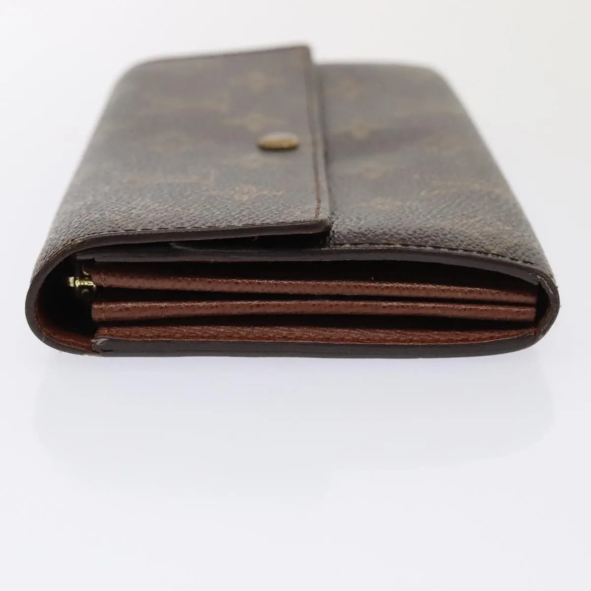 Trendy Inspired Louis Vuitton Monogram Portefeuille Sarah Long Wallet M60531 Lv Auth Bs17395