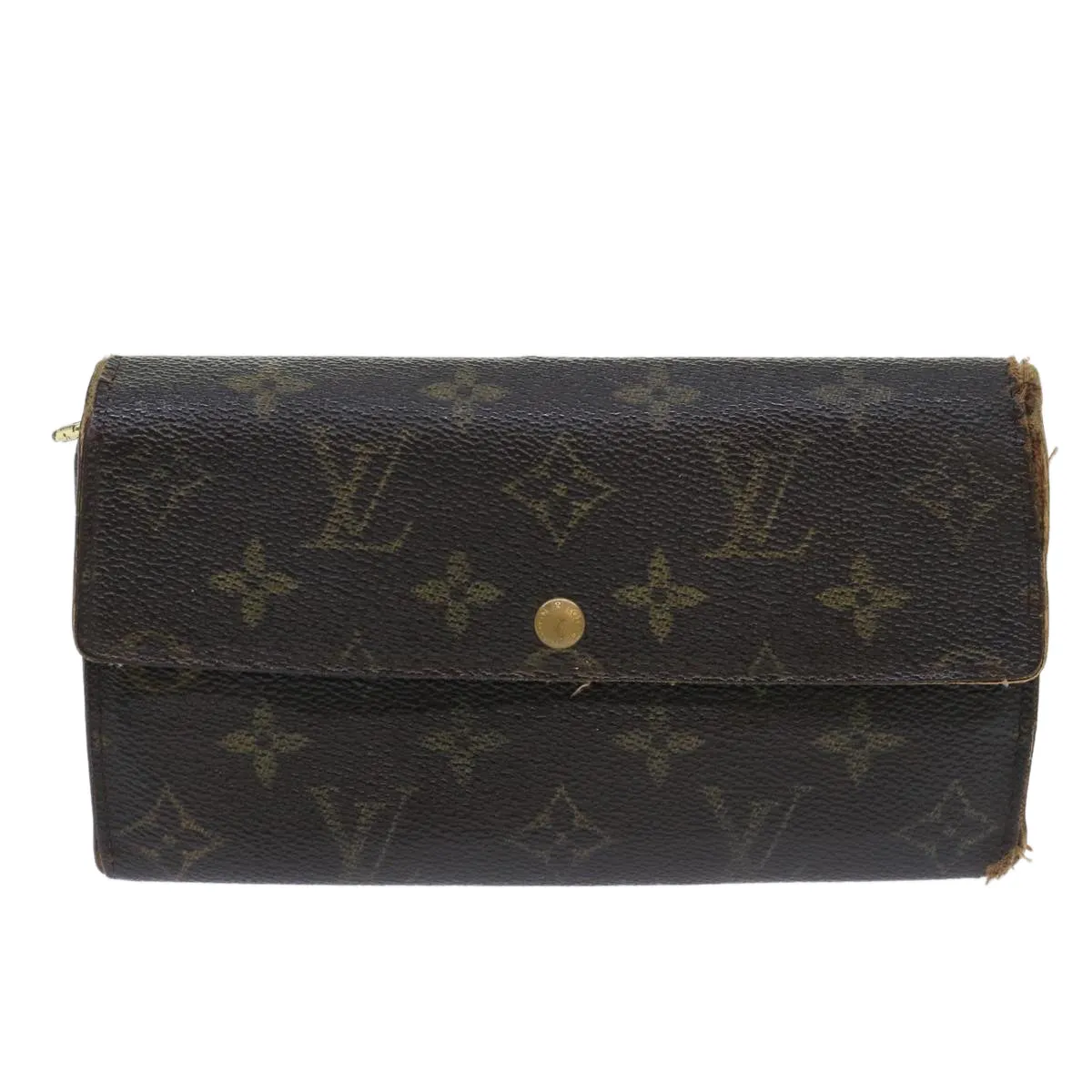 Trendy Inspired Louis Vuitton Monogram Portefeuille Sarah Long Wallet M61734 Lv Auth 54063