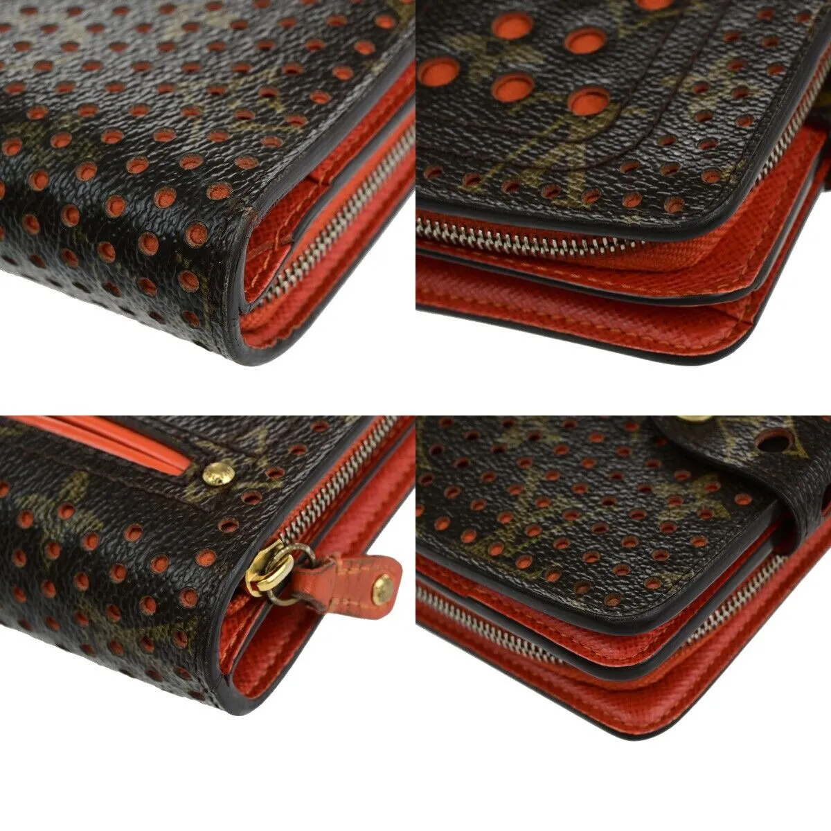 Trendy Inspired Louis Vuitton Perfo Compact Wallet