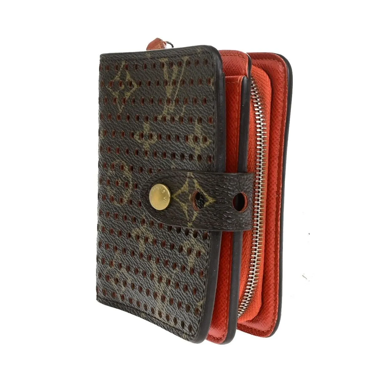 Trendy Inspired Louis Vuitton Perfo Compact Wallet