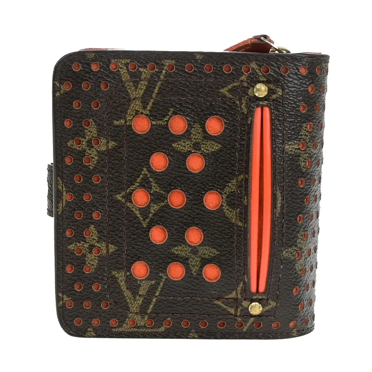 Trendy Inspired Louis Vuitton Perfo Compact Wallet
