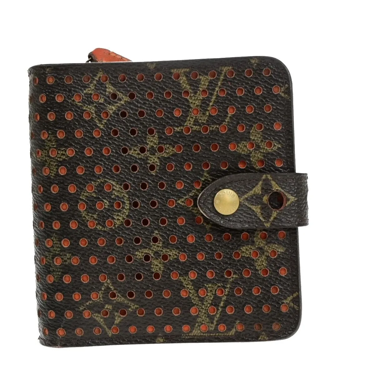 Trendy Inspired Louis Vuitton Perfo Compact Wallet