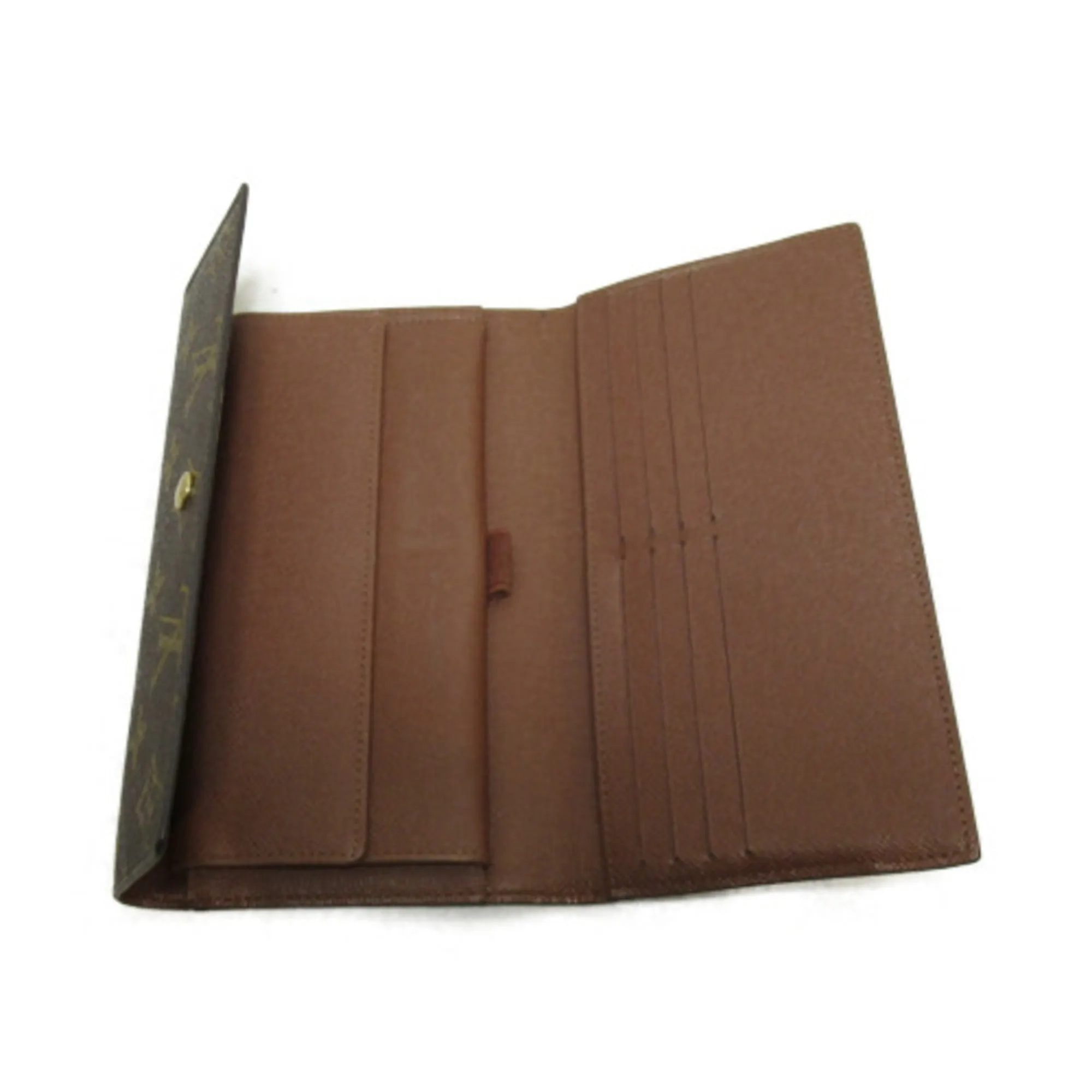Trendy Inspired Louis Vuitton Porte Tresor Brown Monogram Pvc Coated Canvas M61215
