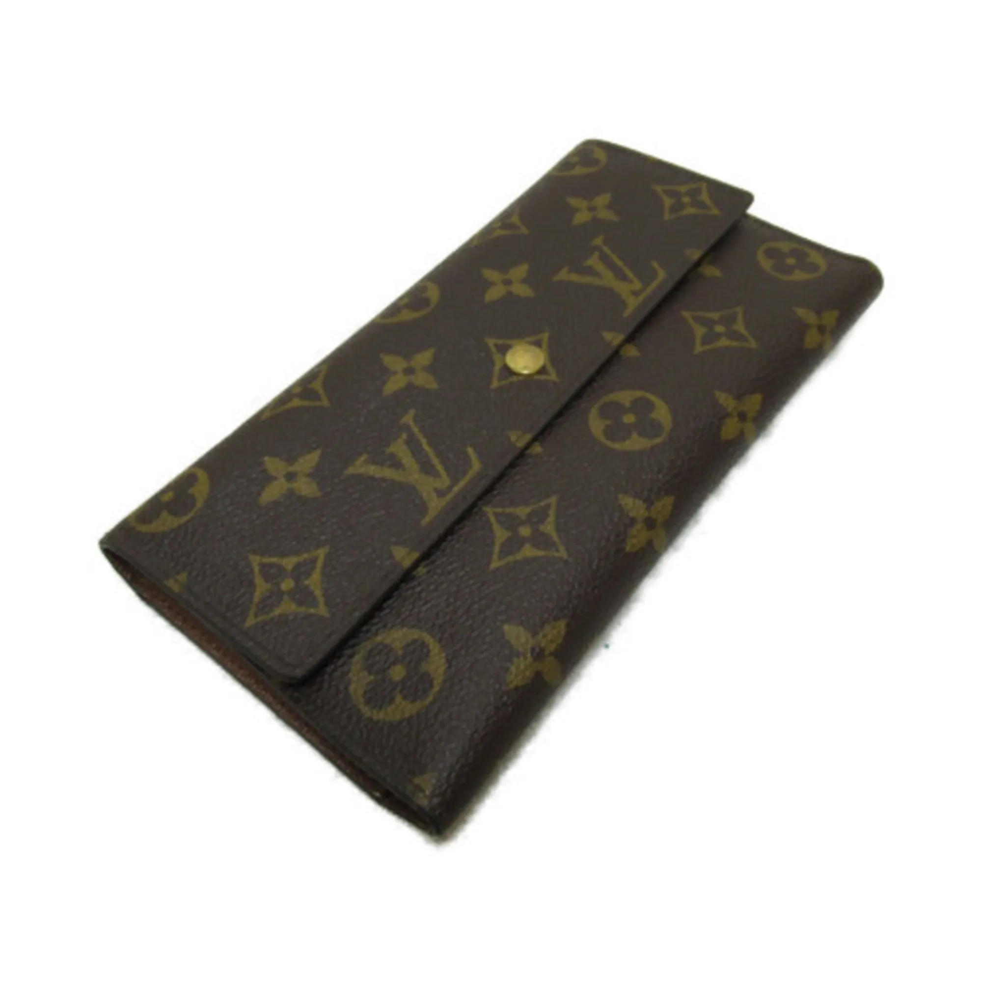 Trendy Inspired Louis Vuitton Porte Tresor Brown Monogram Pvc Coated Canvas M61215