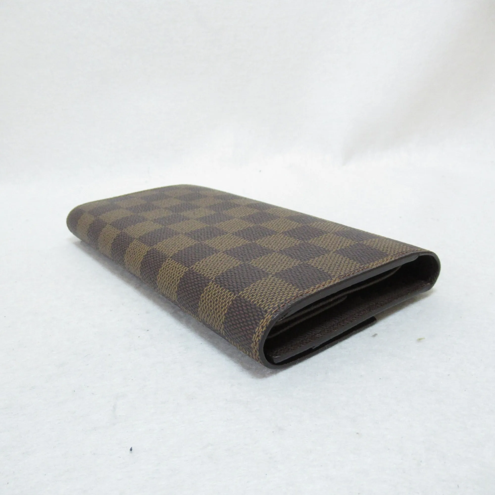 Trendy Inspired Louis Vuitton Porte Tresorlong Wallet Brown Damier Pvc Coated Canvas N61215