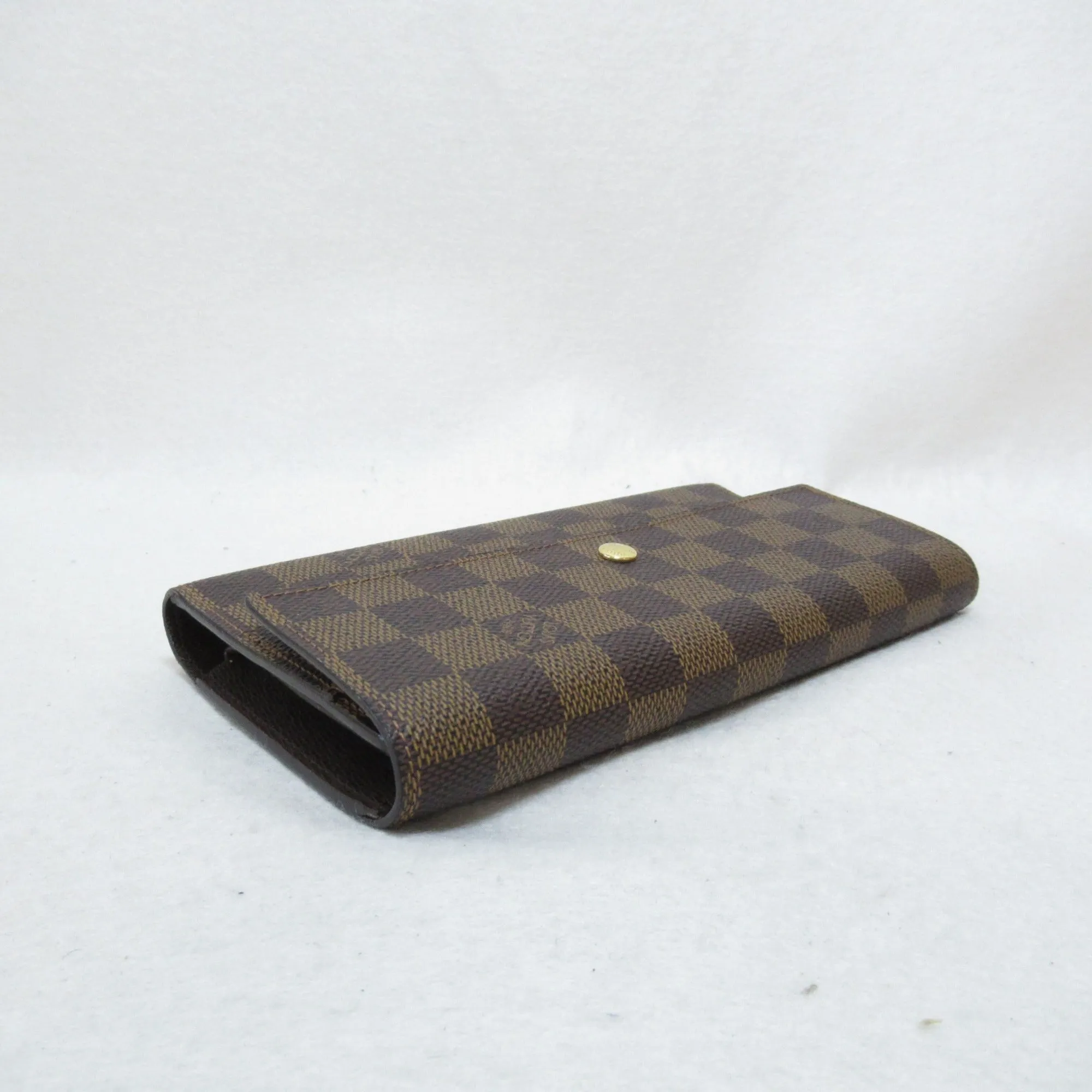 Trendy Inspired Louis Vuitton Porte Tresorlong Wallet Brown Damier Pvc Coated Canvas N61215
