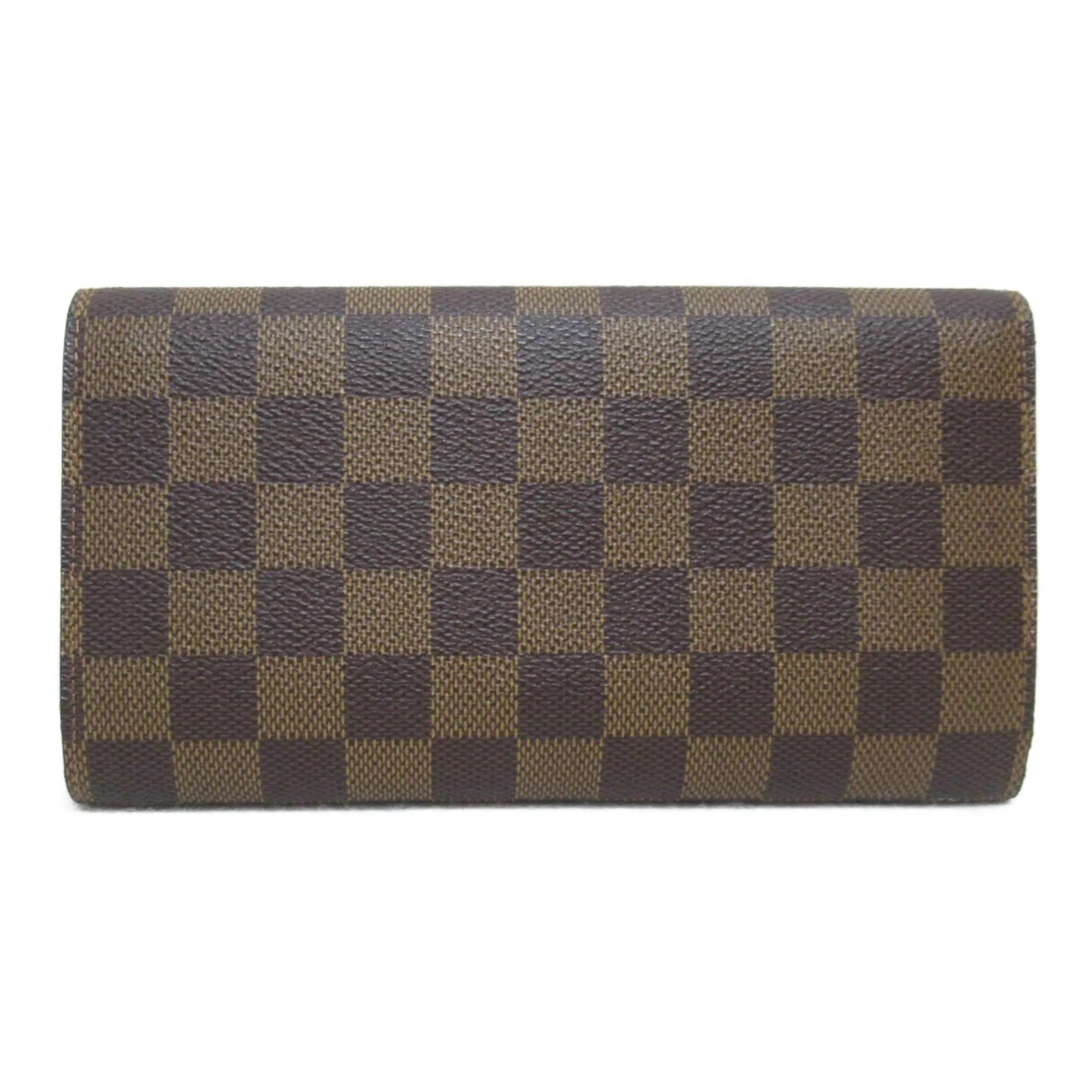 Trendy Inspired Louis Vuitton Porte Tresorlong Wallet Brown Damier Pvc Coated Canvas N61215