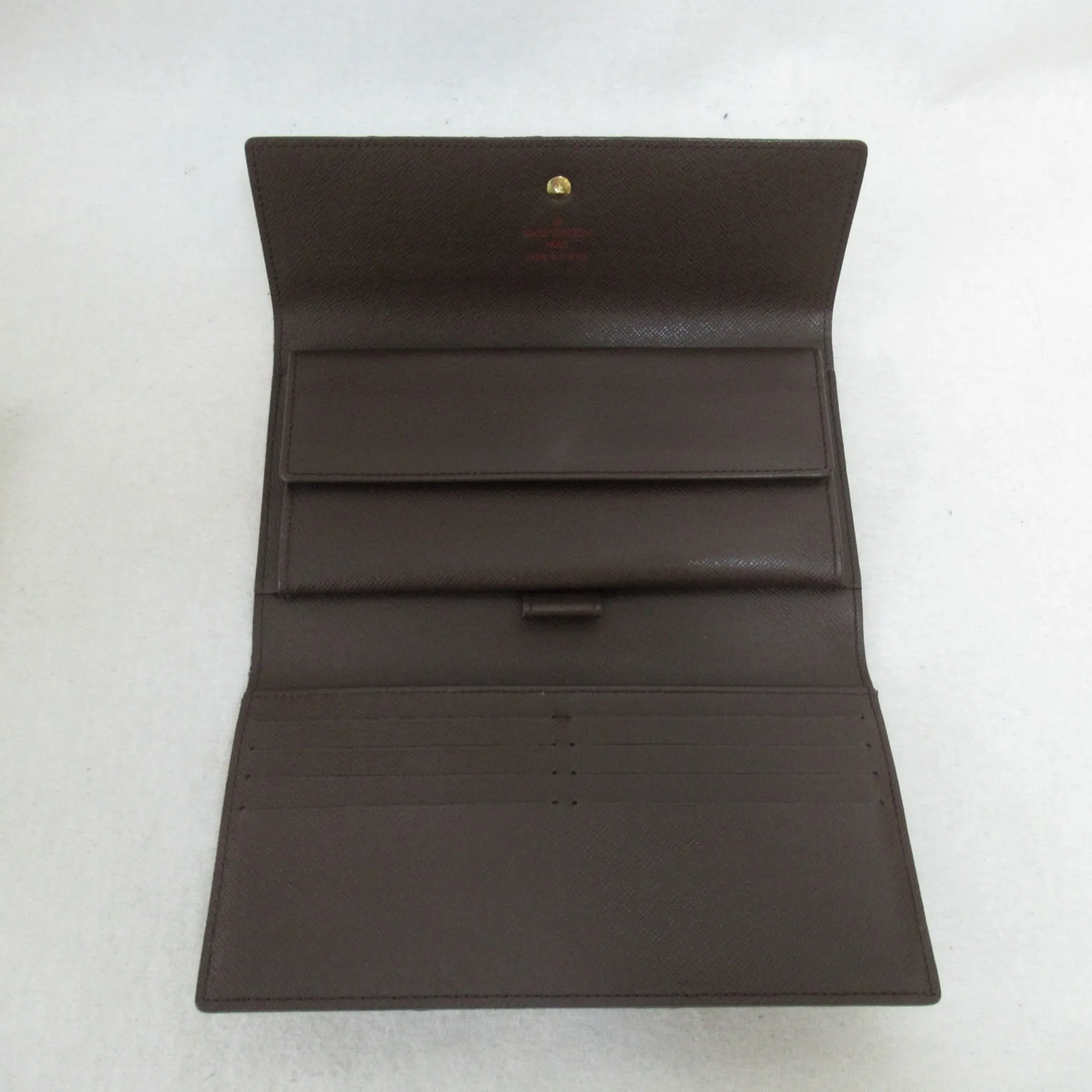 Trendy Inspired Louis Vuitton Porte Tresorlong Wallet Brown Damier Pvc Coated Canvas N61215