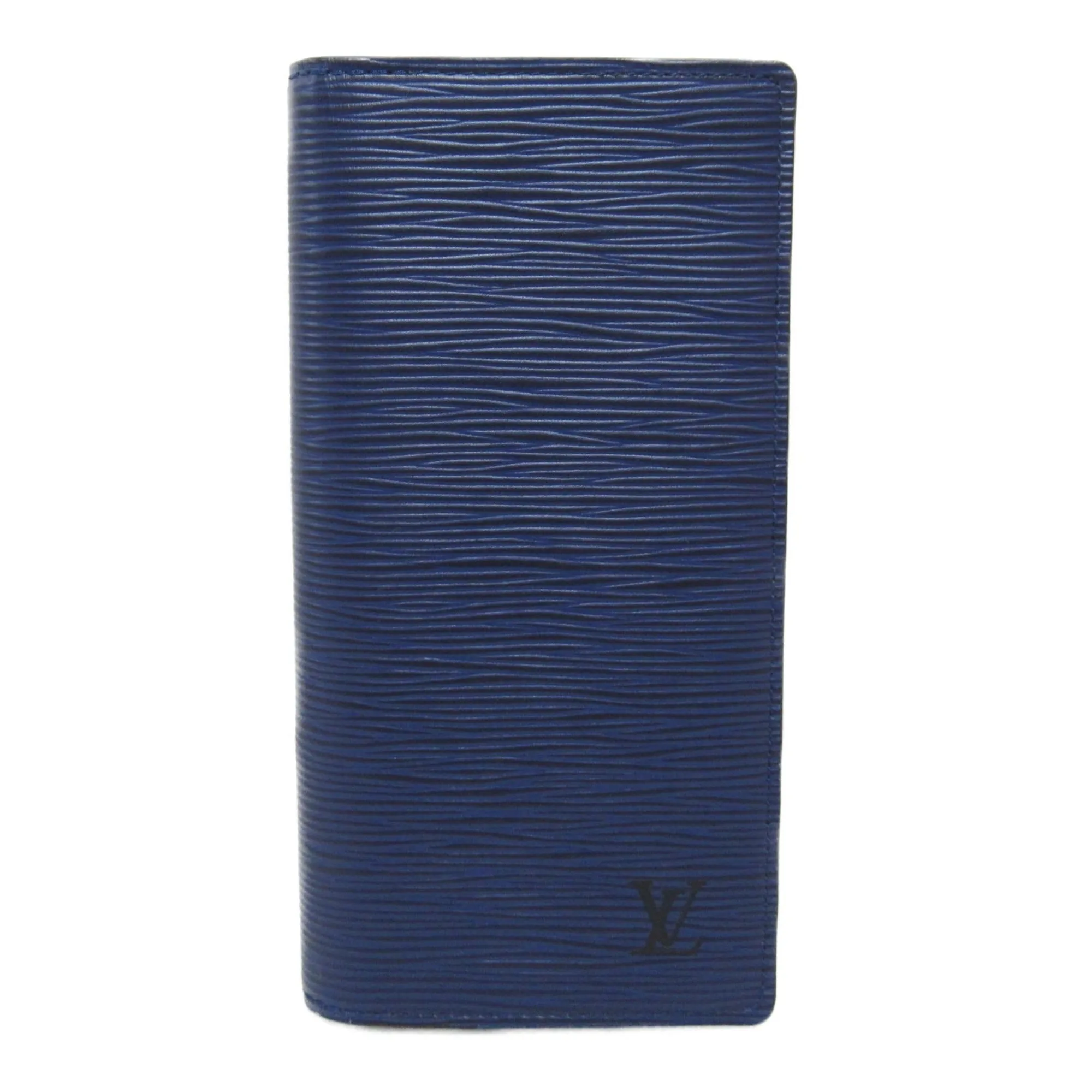 Trendy Inspired Louis Vuitton Portefeiulle Braza Bifold Long Wallet Navy Epi Leather M81371