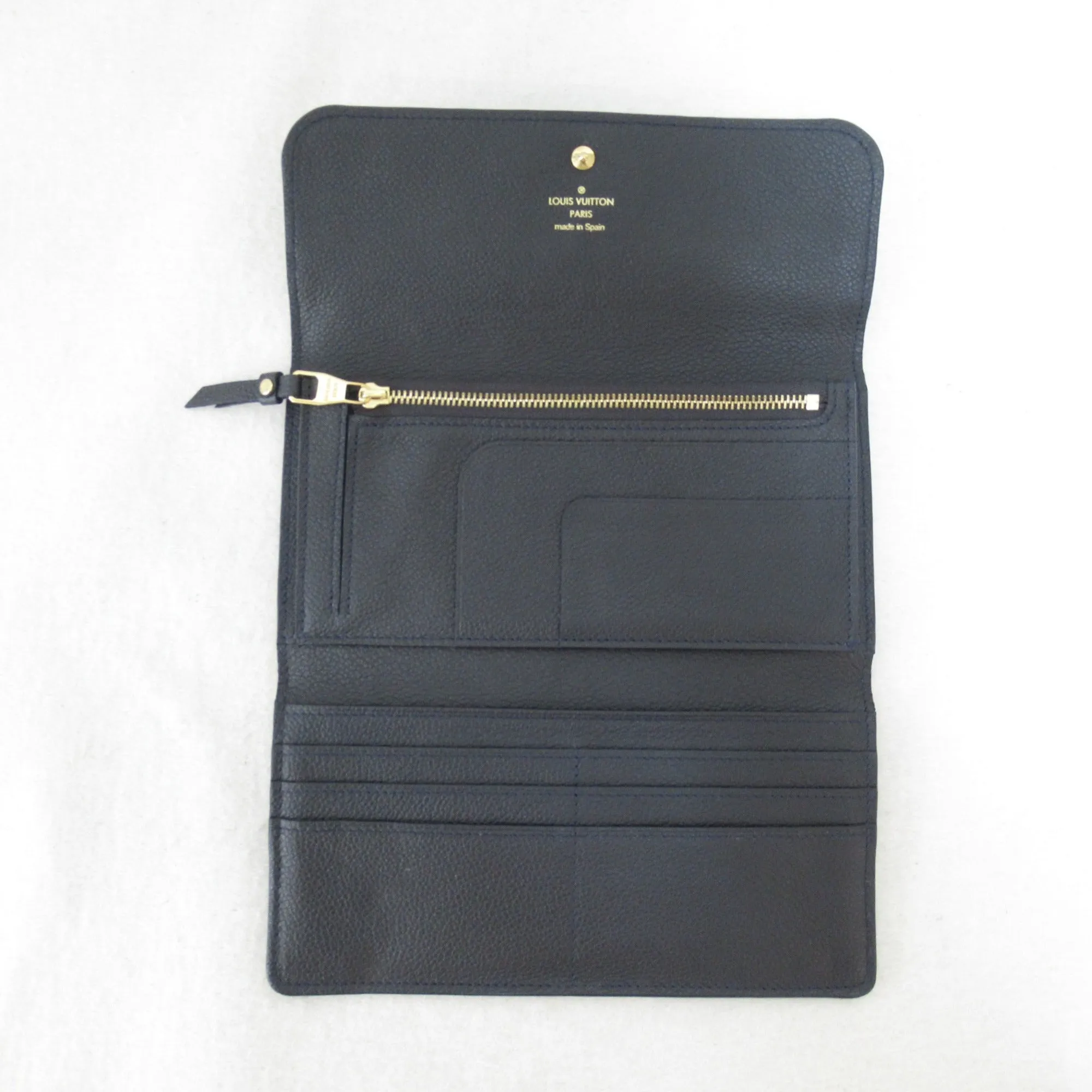 Trendy Inspired Louis Vuitton Portefeiulle Virtuos Navy Infini Monogram Empreinte Leather M60258