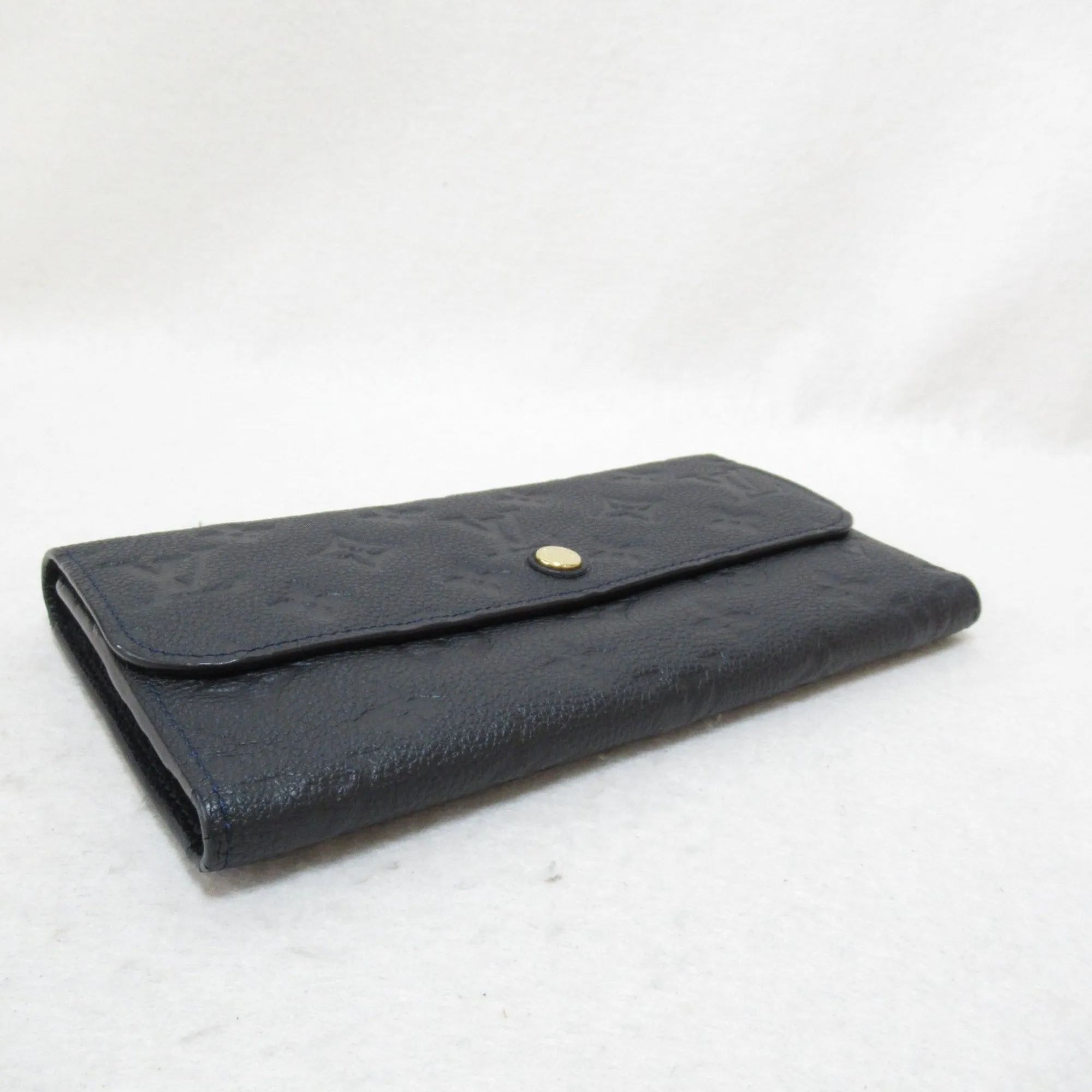 Trendy Inspired Louis Vuitton Portefeiulle Virtuos Navy Infini Monogram Empreinte Leather M60258
