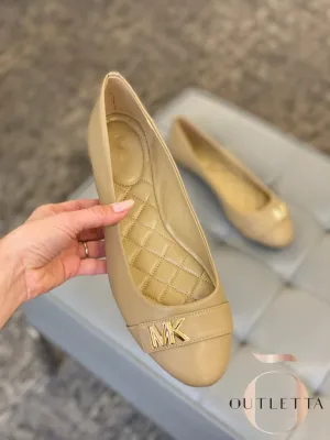 Women's Jilly Round Toe Ballet Flats - Camel