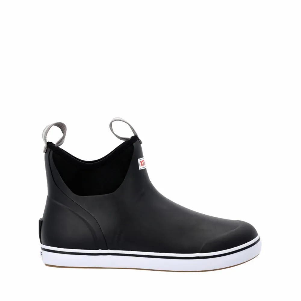 Xtratuf Men's S 6 Ankle Deck Boot Ankle Deck Boot Black W